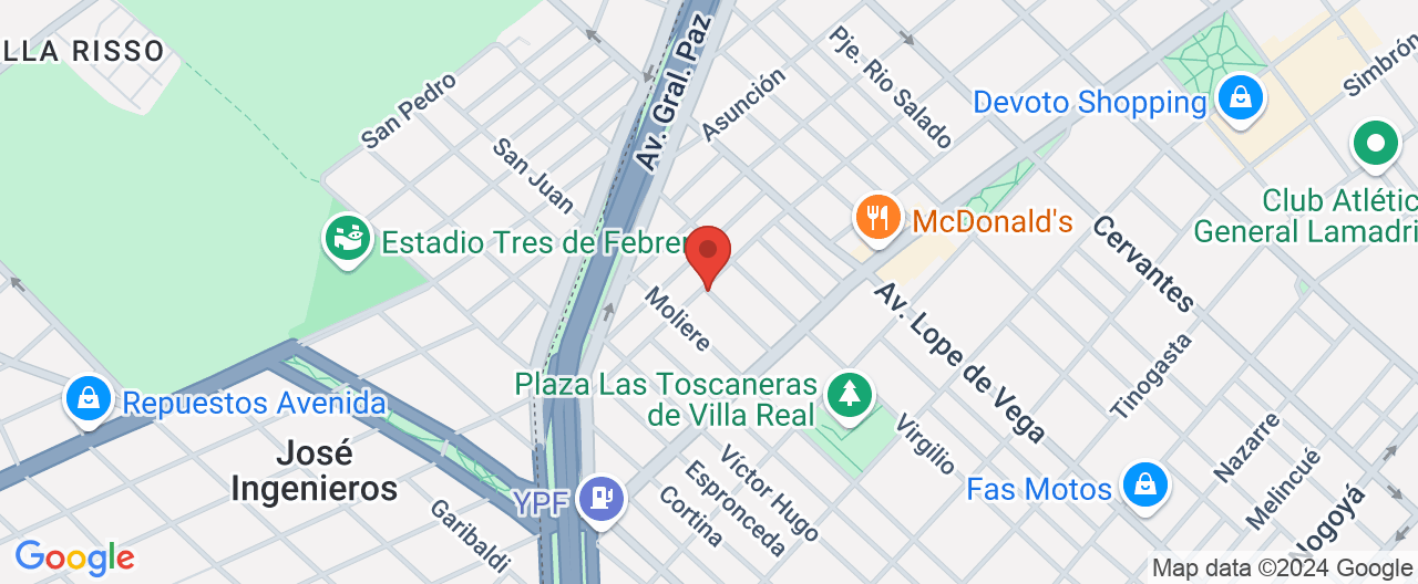 Mapa de la ubicación