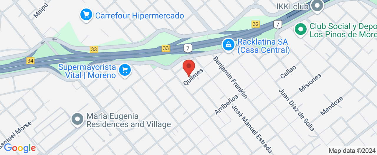 Mapa de la ubicación