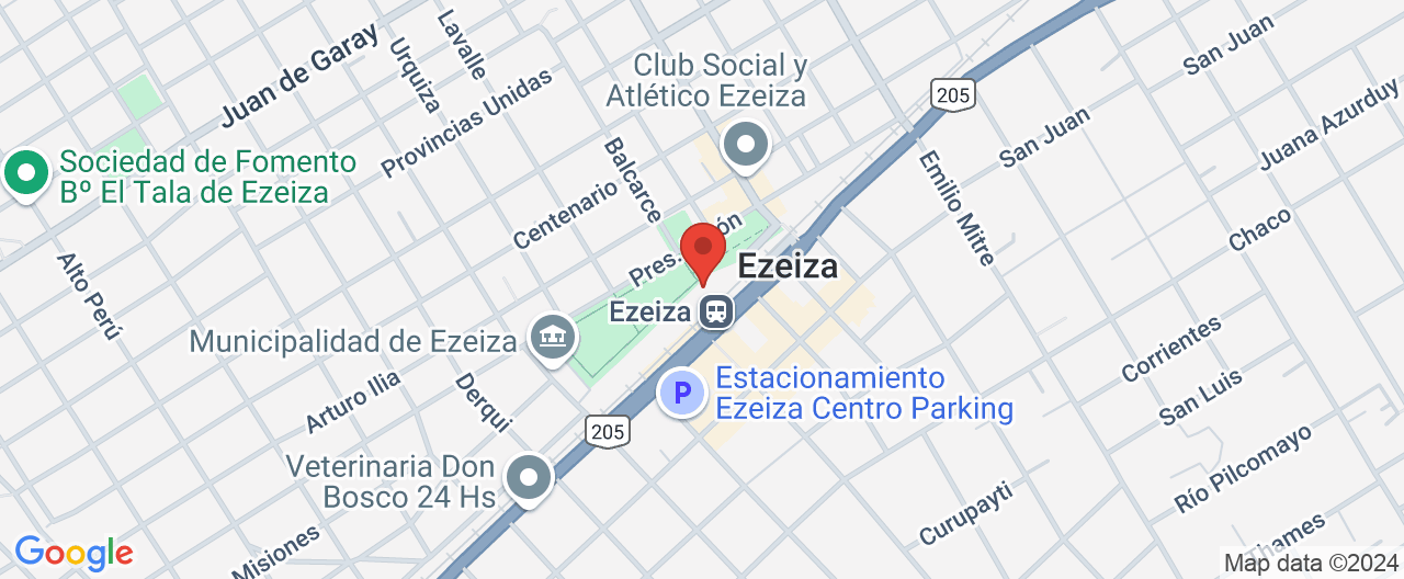 Mapa de la ubicación