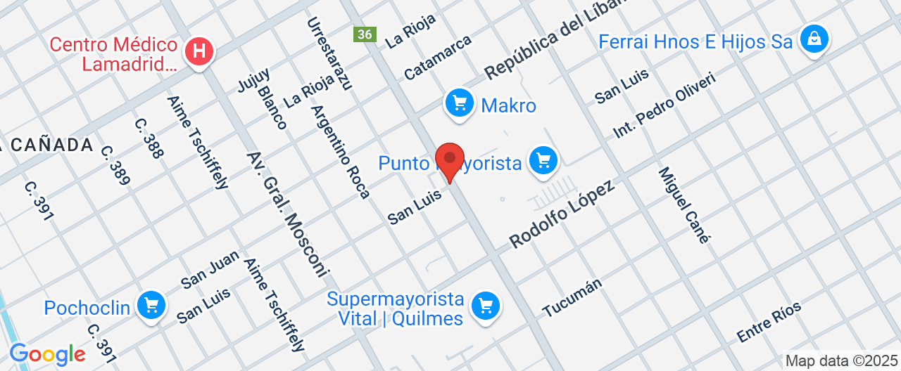 Mapa de la ubicación