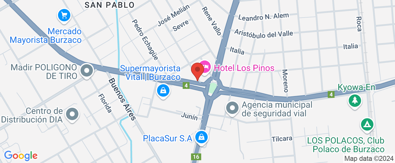 Mapa de la ubicación