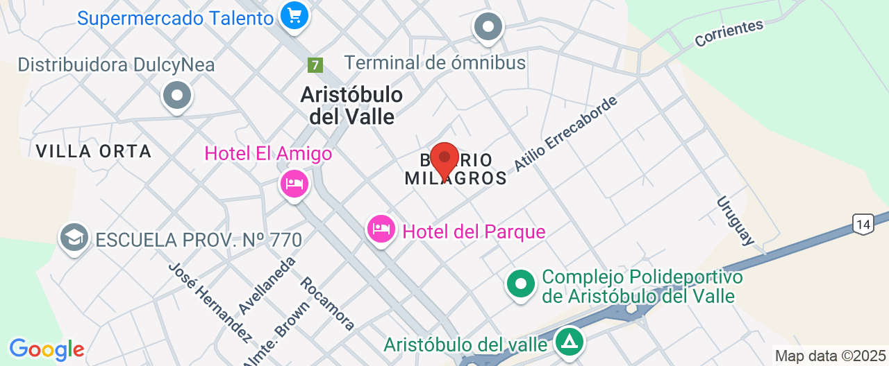 Mapa de la ubicación