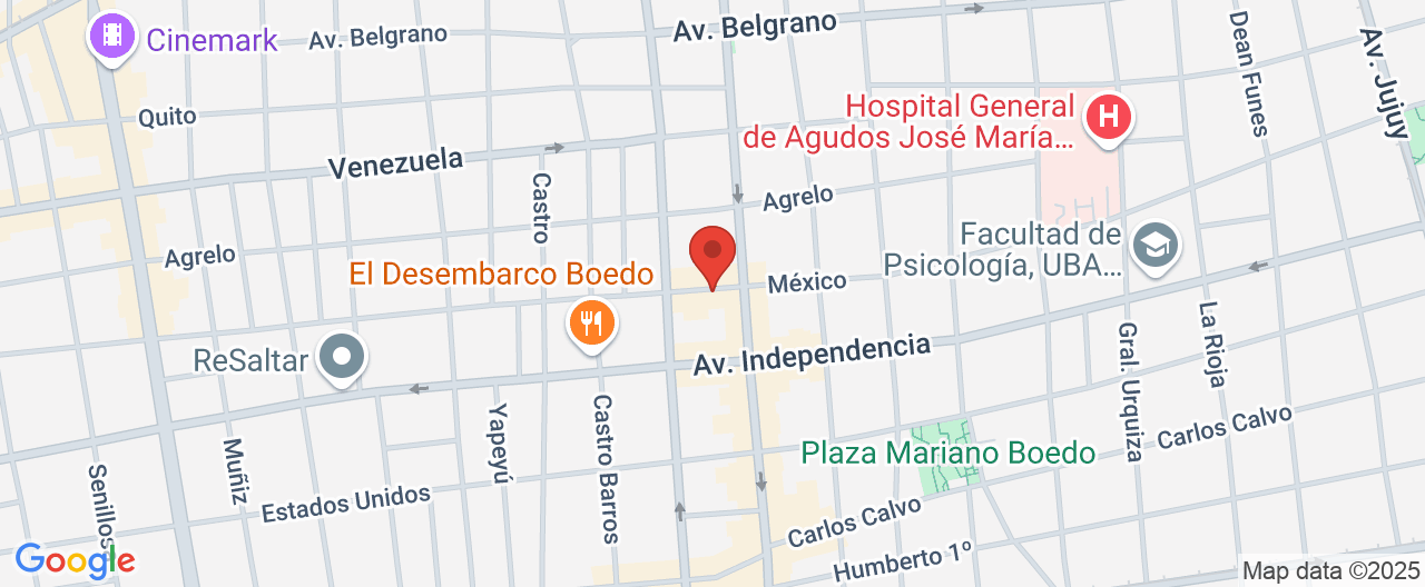 Mapa de la ubicación