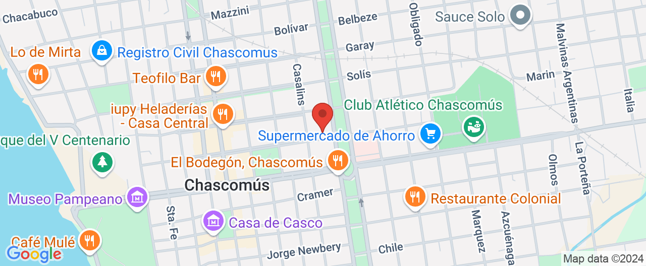 Mapa de la ubicación