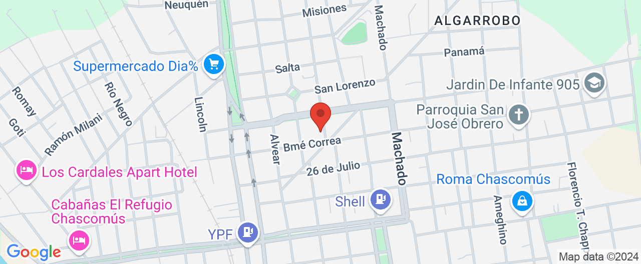 Mapa de la ubicación