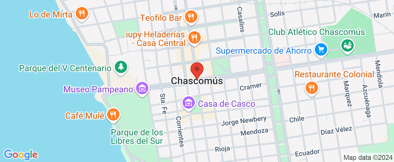 Mapa de la ubicación