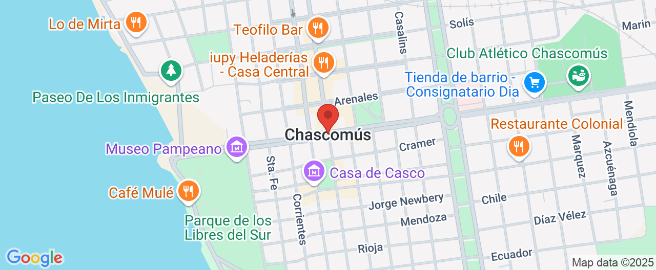 Mapa de la ubicación