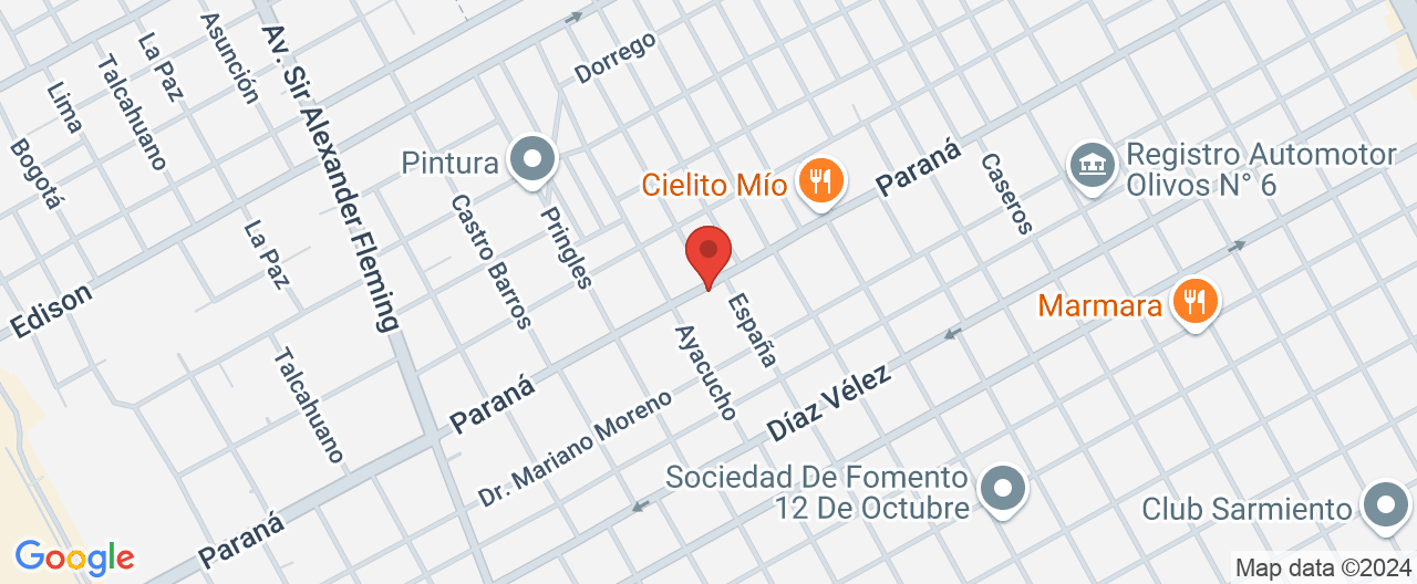 Mapa de la ubicación