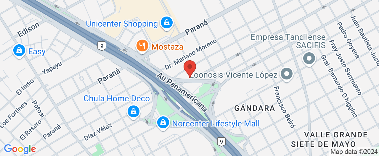 Mapa de la ubicación