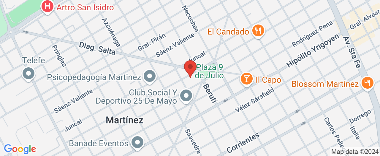 Mapa de la ubicación