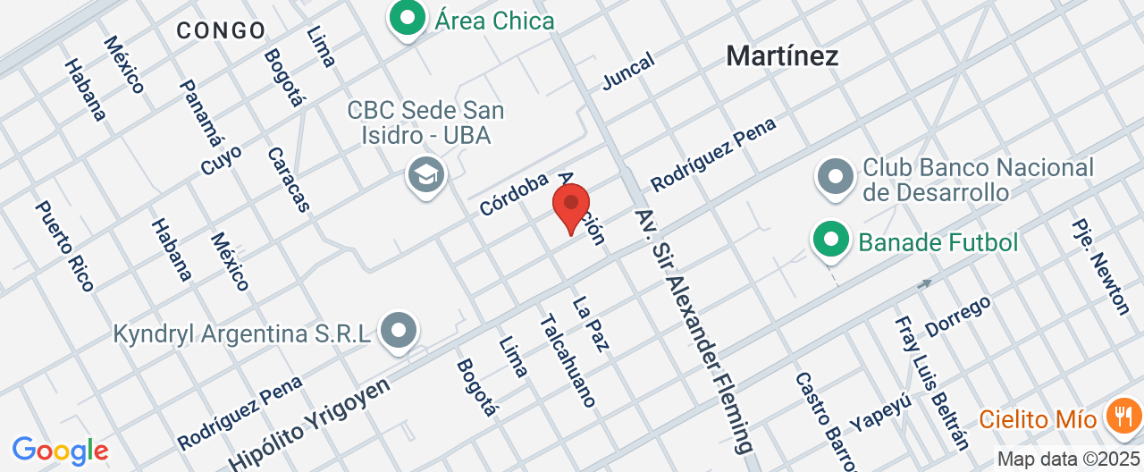 Mapa de la ubicación