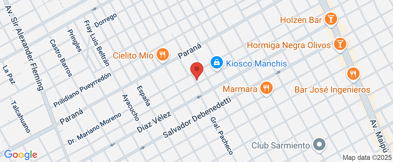 Mapa de la ubicación