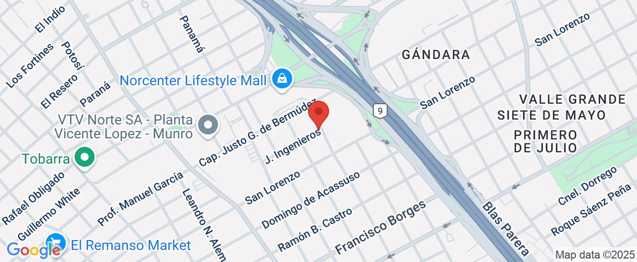 Mapa de la ubicación