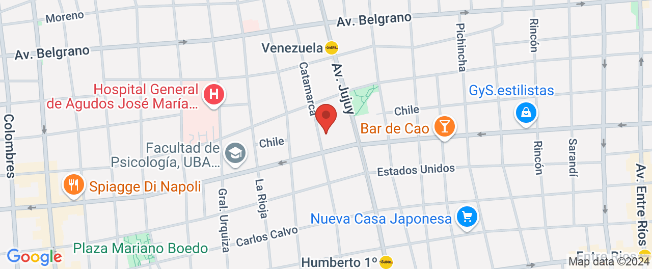 Mapa de la ubicación