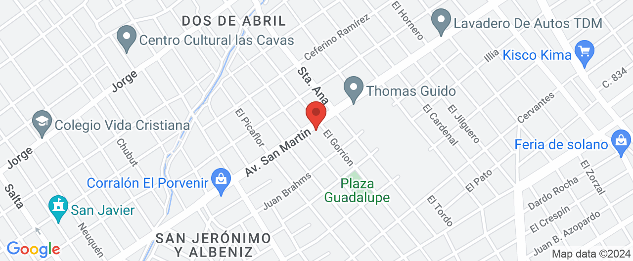 Mapa de la ubicación