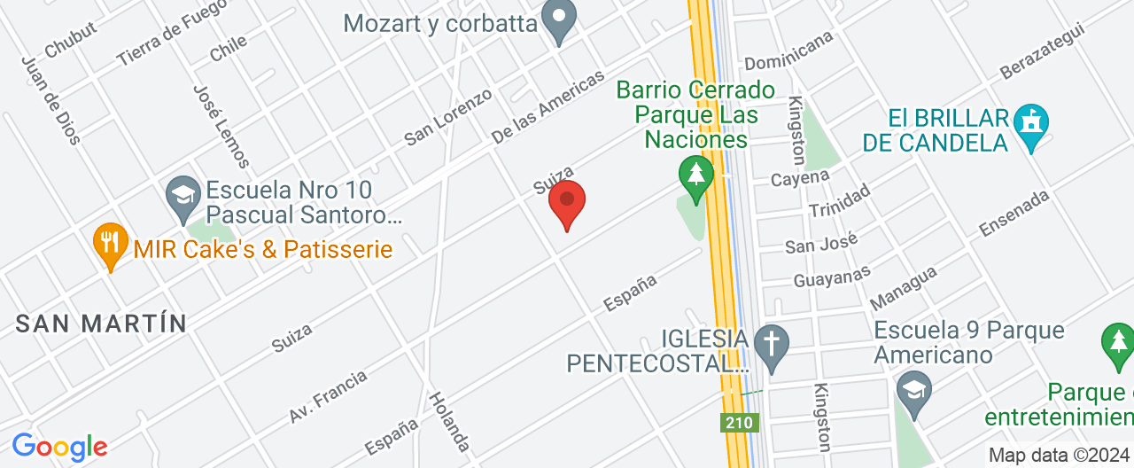 Mapa de la ubicación