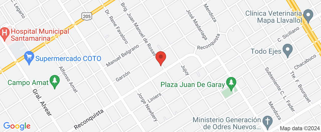 Mapa de la ubicación