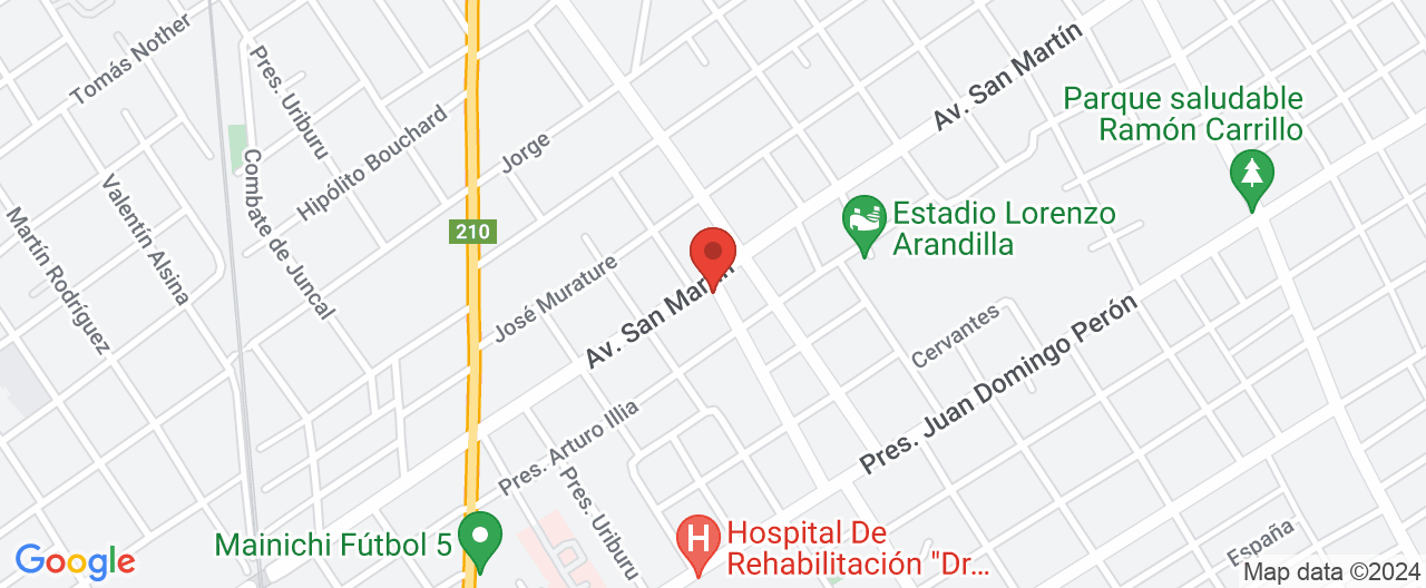 Mapa de la ubicación
