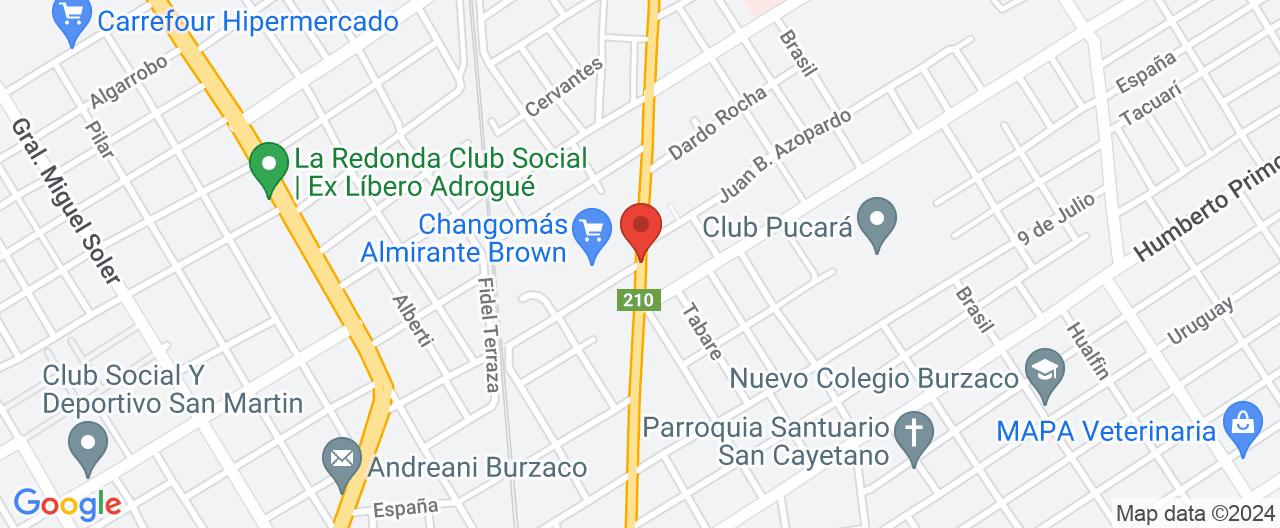 Mapa de la ubicación