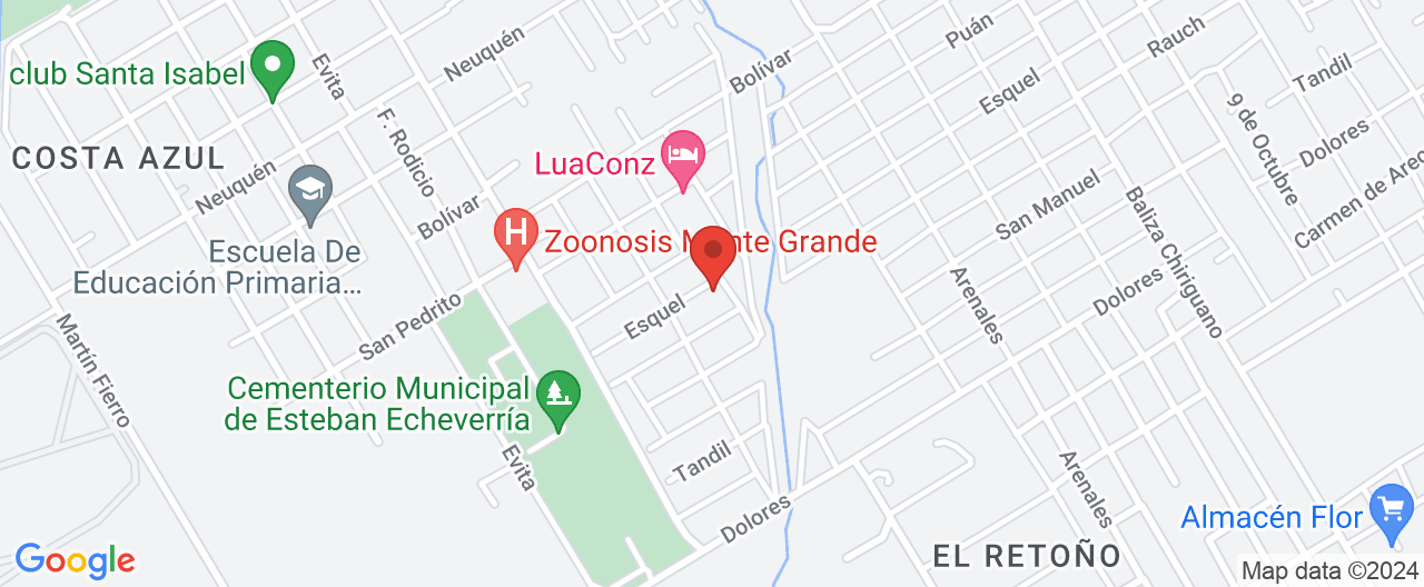 Mapa de la ubicación
