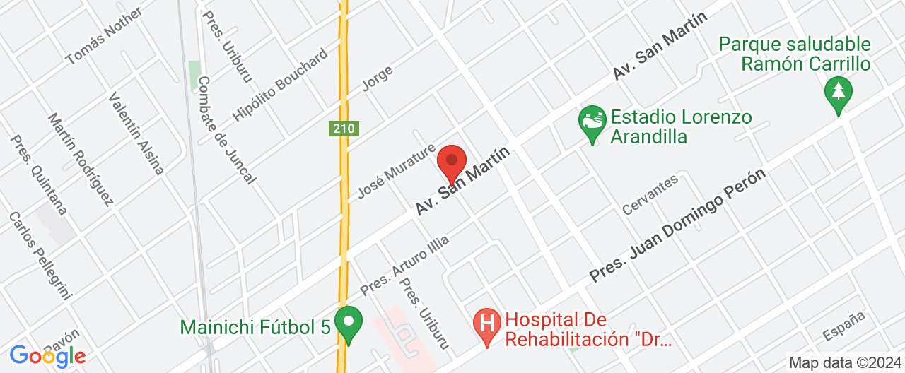 Mapa de la ubicación