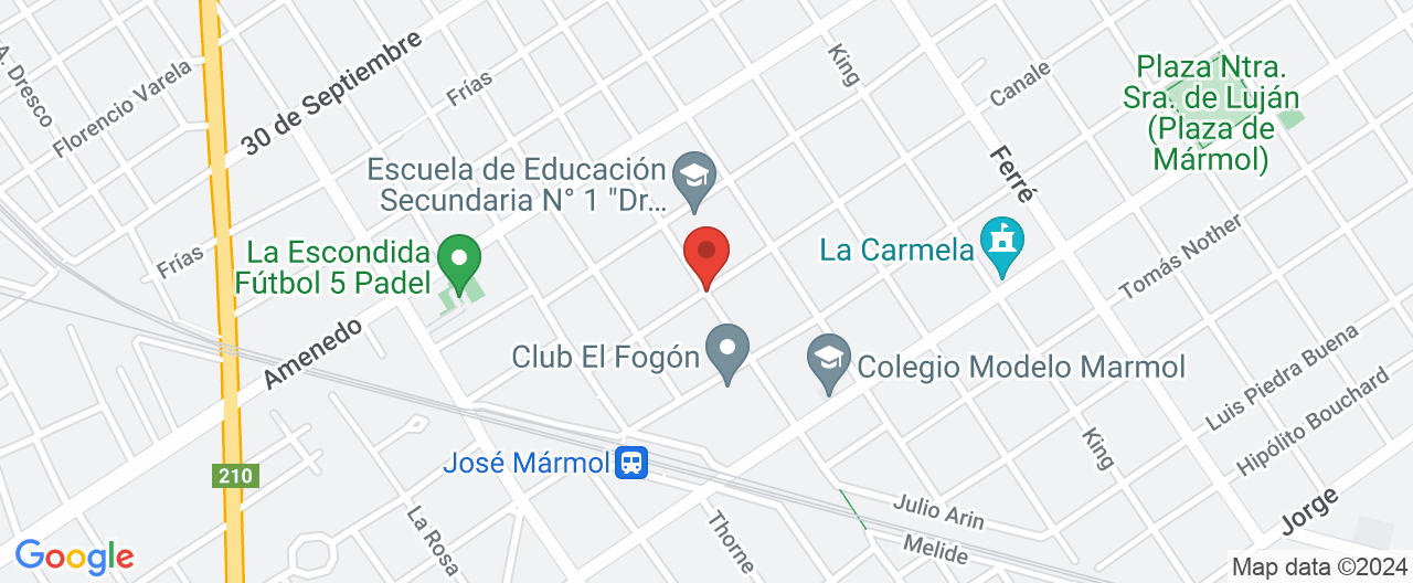 Mapa de la ubicación