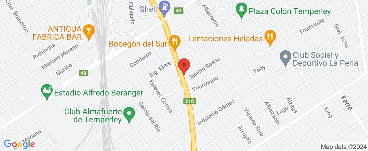 Mapa de la ubicación