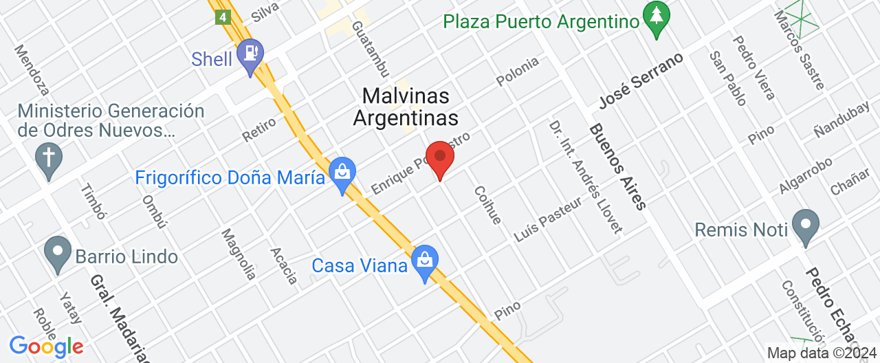 Mapa de la ubicación