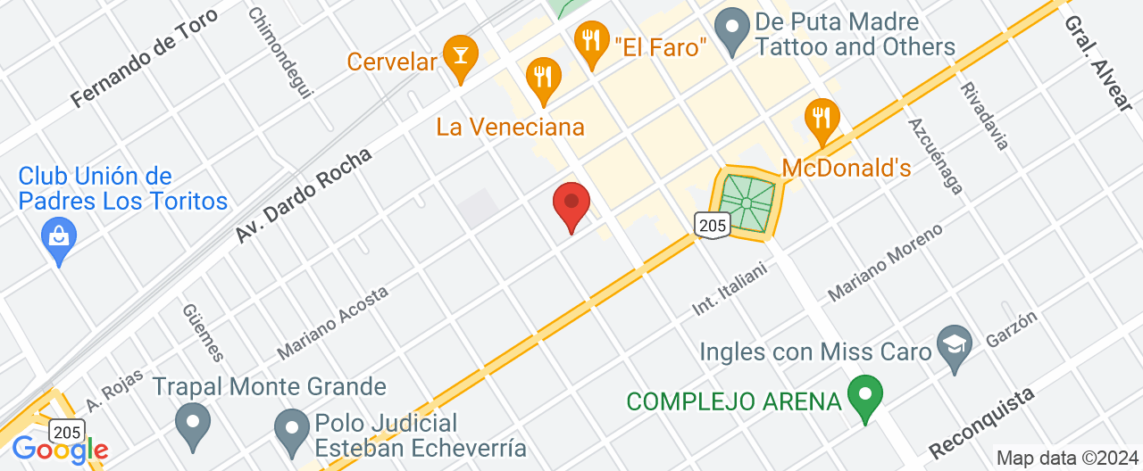 Mapa de la ubicación