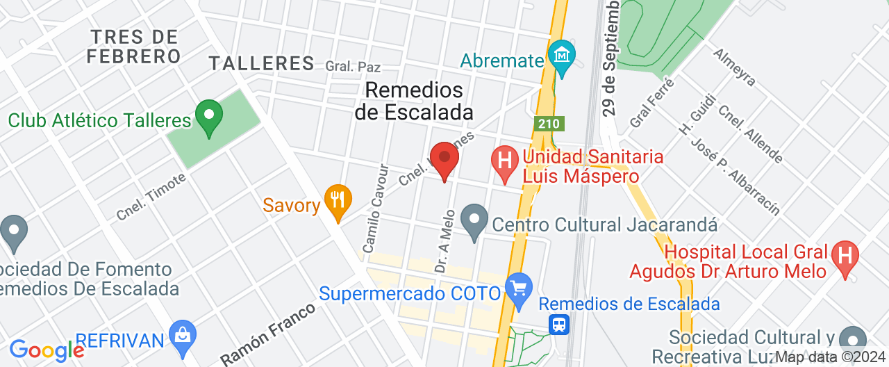 Mapa de la ubicación