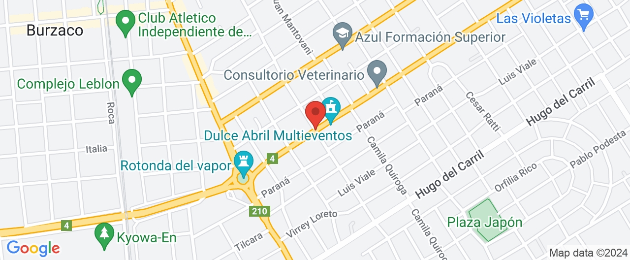 Mapa de la ubicación