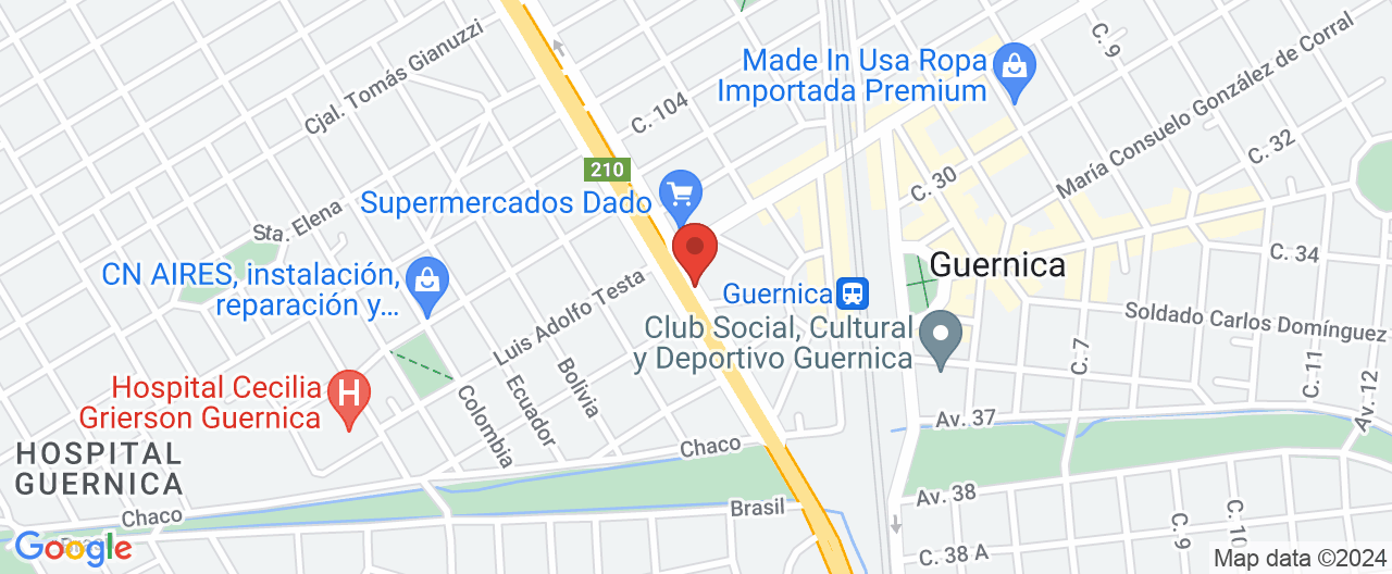 Mapa de la ubicación