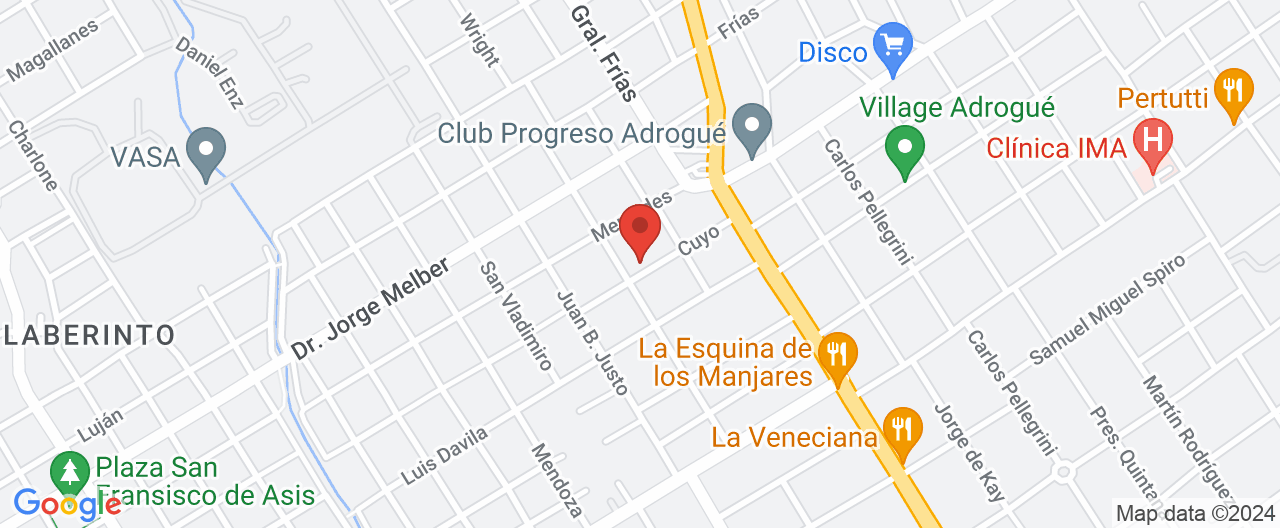 Mapa de la ubicación