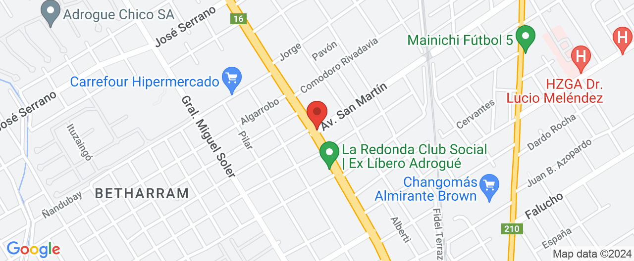 Mapa de la ubicación