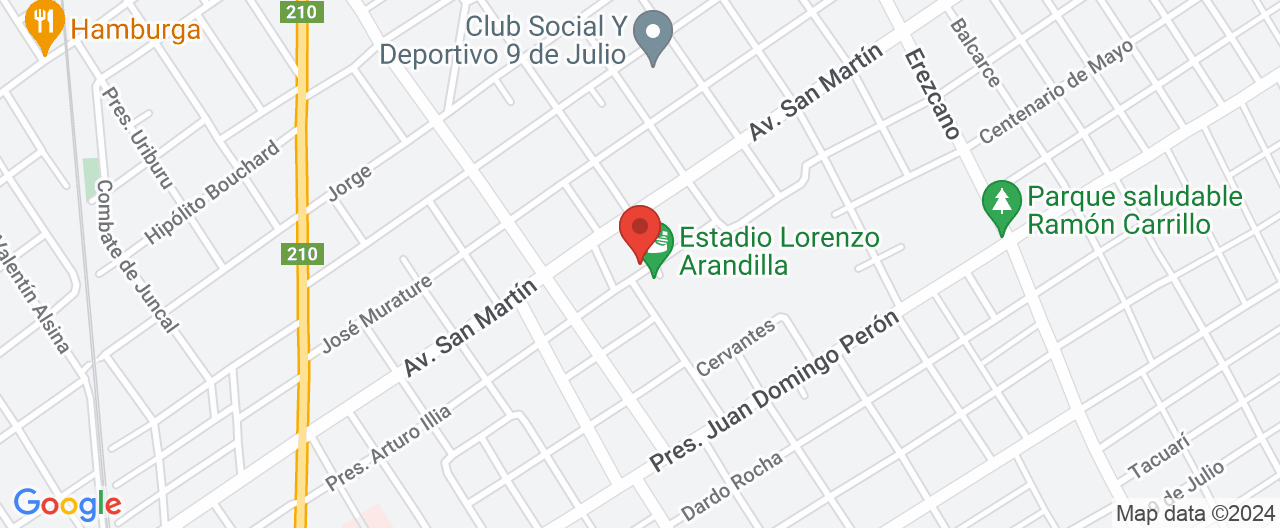 Mapa de la ubicación