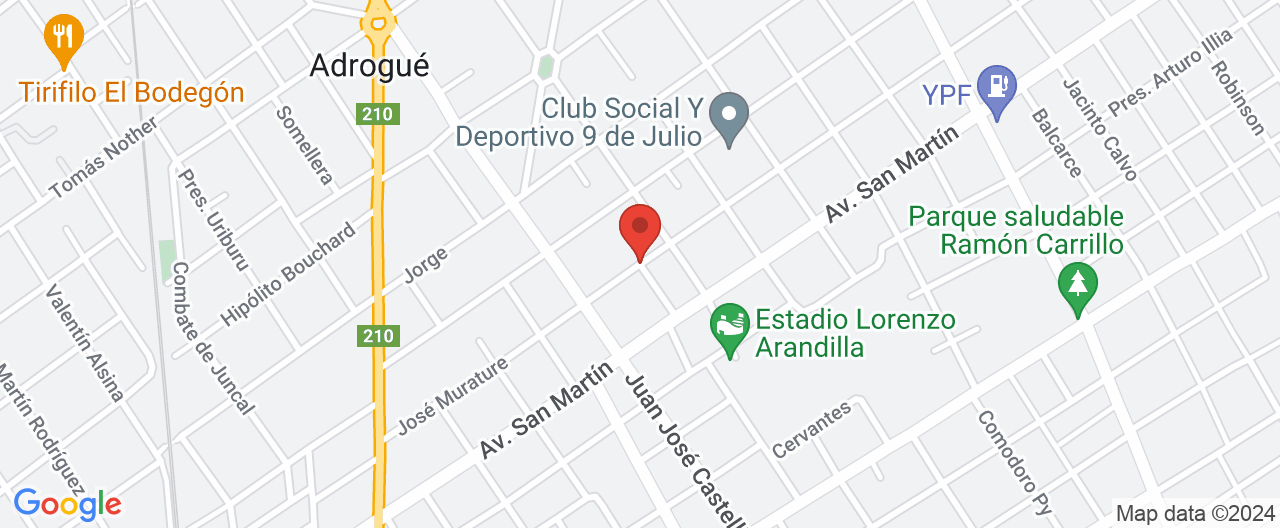 Mapa de la ubicación