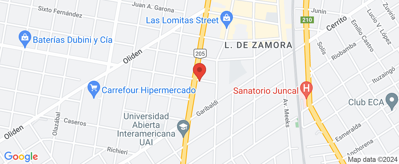 Mapa de la ubicación