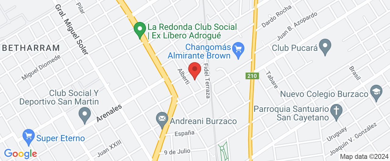 Mapa de la ubicación