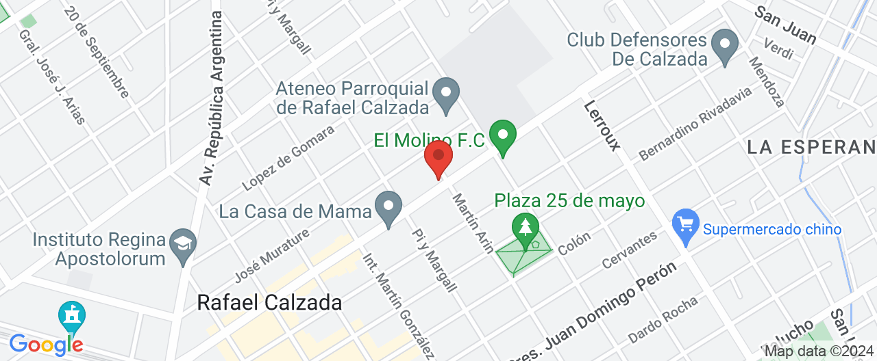 Mapa de la ubicación