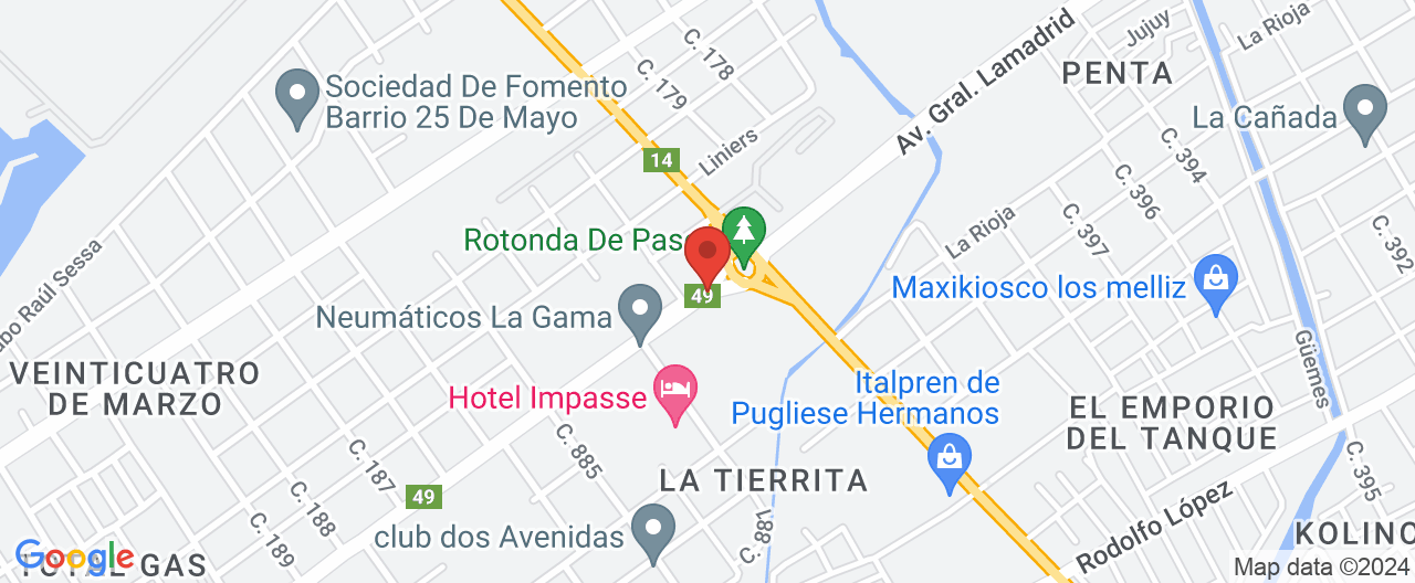Mapa de la ubicación