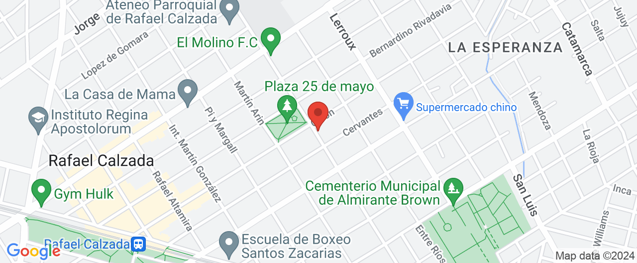 Mapa de la ubicación