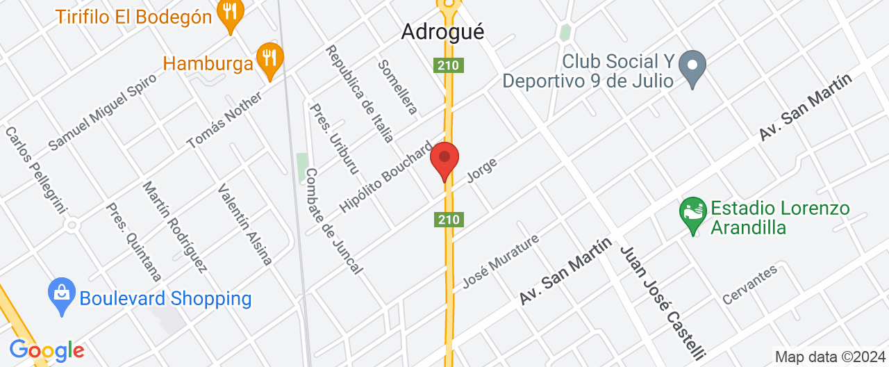 Mapa de la ubicación