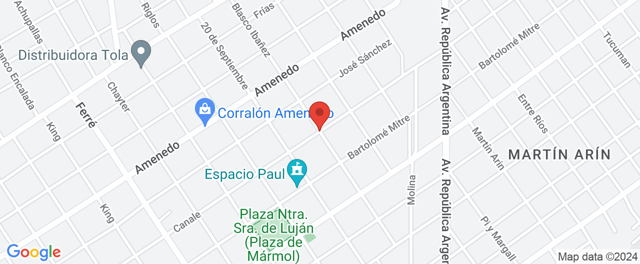 Mapa de la ubicación
