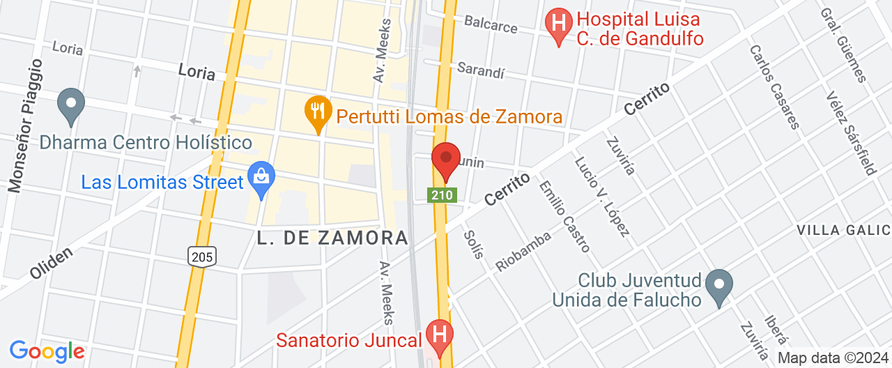 Mapa de la ubicación