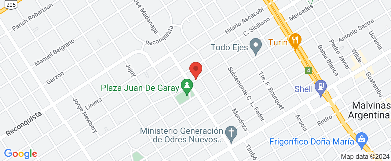 Mapa de la ubicación