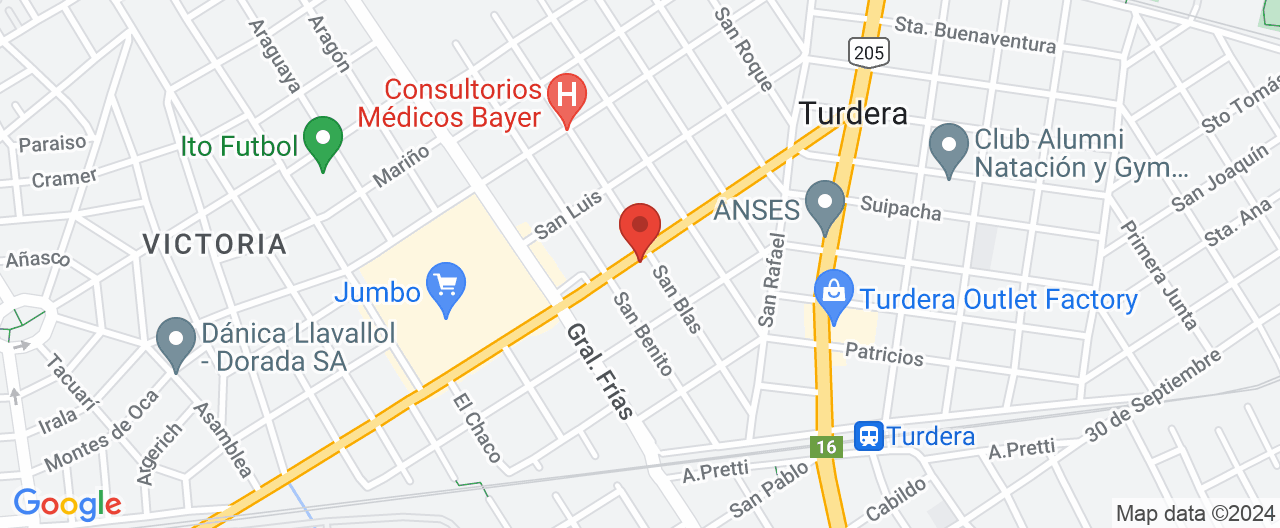 Mapa de la ubicación