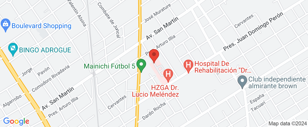 Mapa de la ubicación