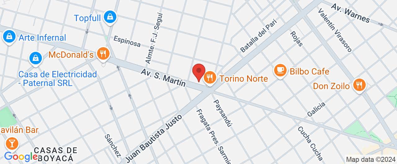 Mapa de la ubicación