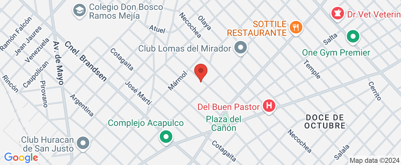 Mapa de la ubicación