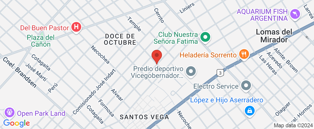 Mapa de la ubicación